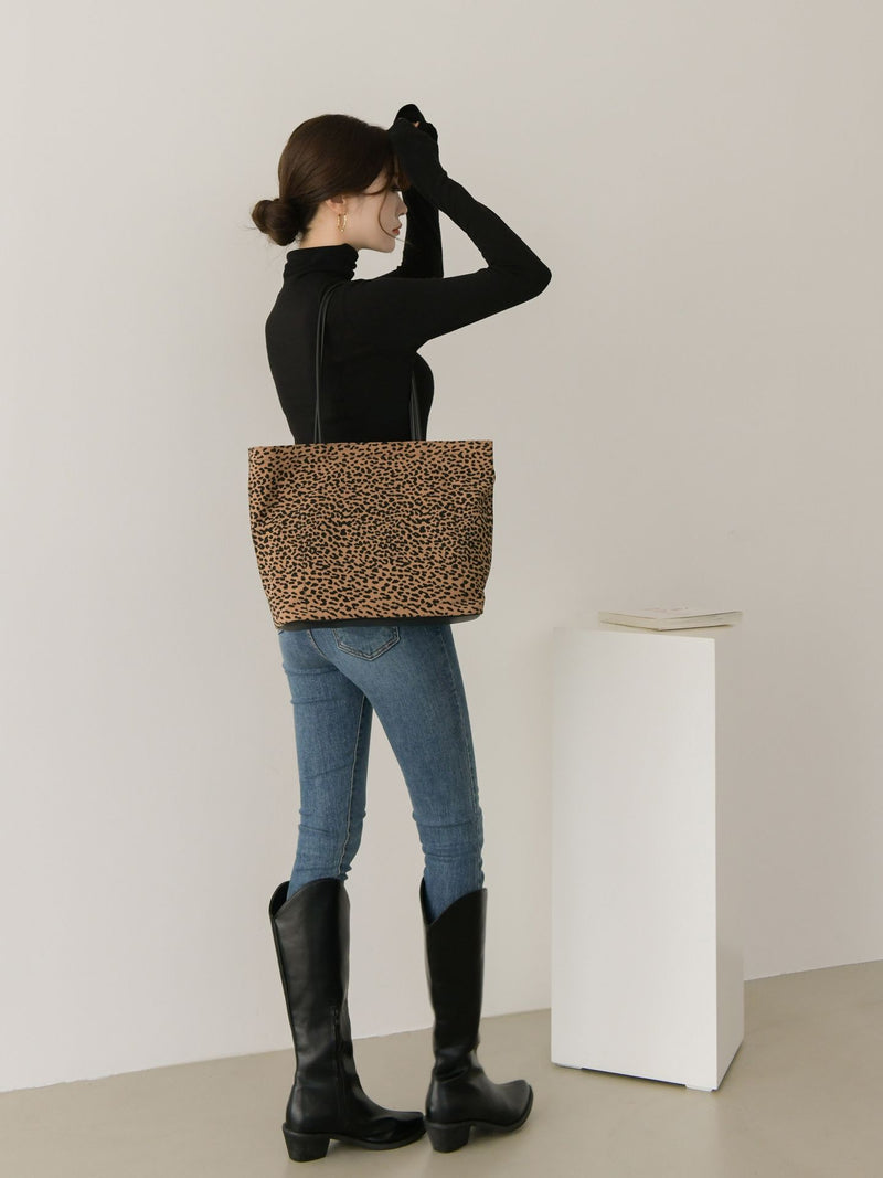 Leopard Print Shoulder Bag