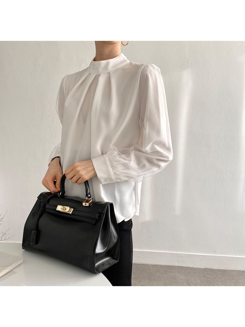 Suji Mesh Sleeve Blouse