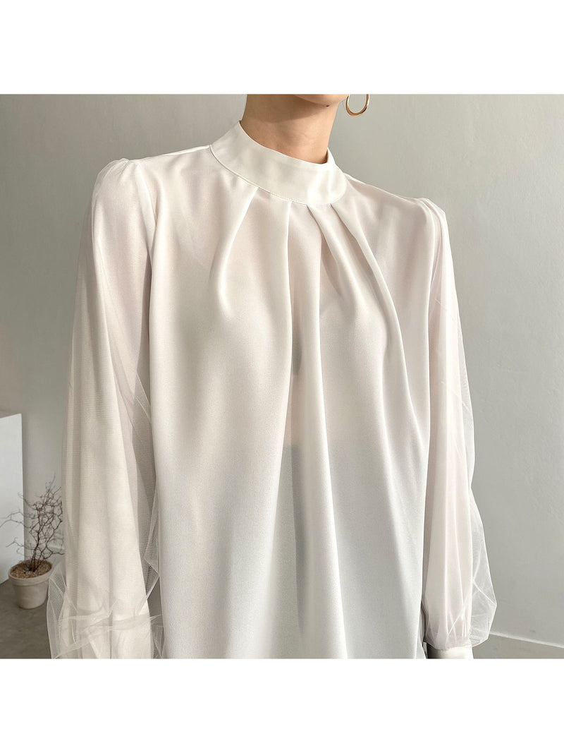 Suji Mesh Sleeve Blouse