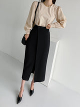 Bishop Sleeve Puff Blouse