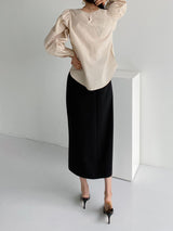 Bishop Sleeve Puff Blouse