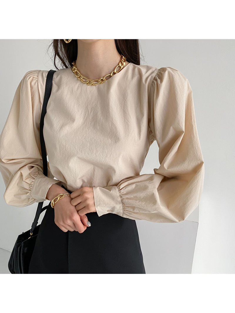 Bishop Sleeve Puff Blouse