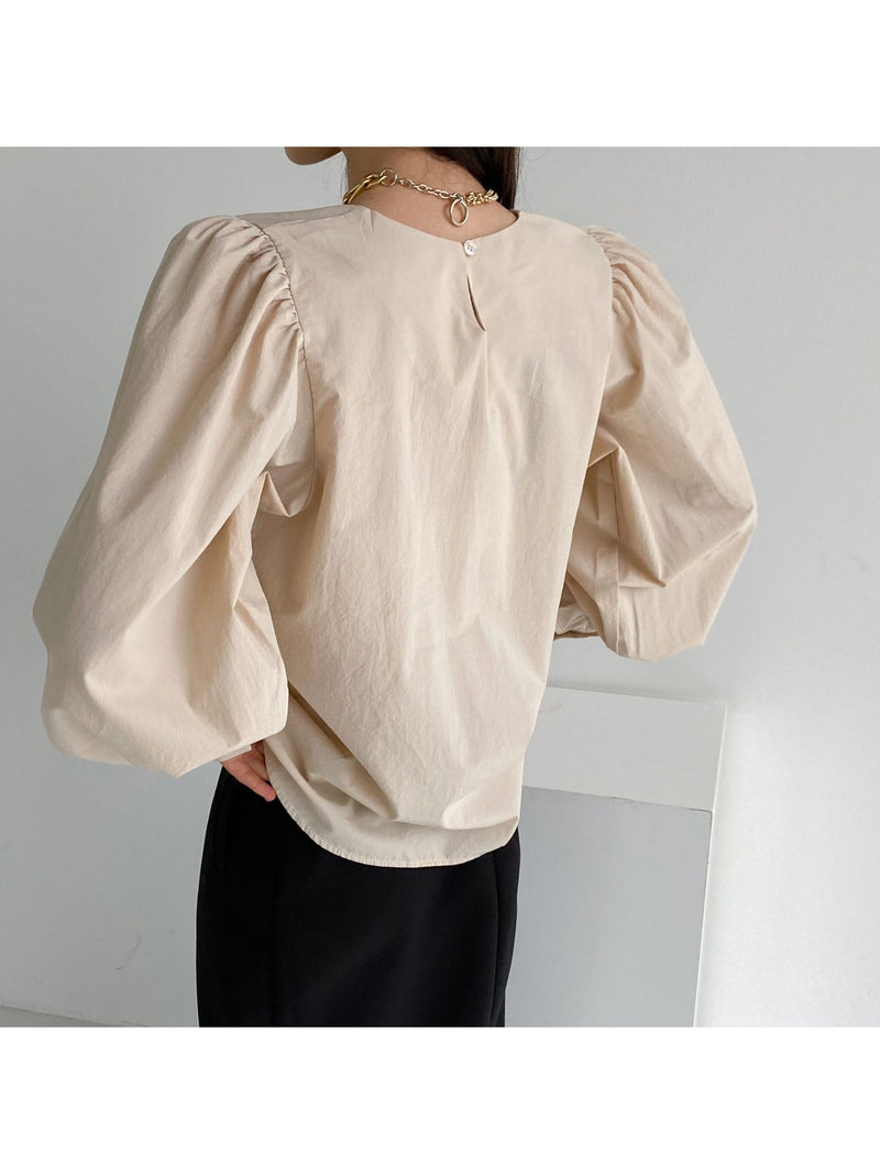 Bishop Sleeve Puff Blouse